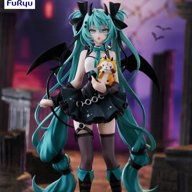 Anime Hatsune Miku 19CM Little Devil Raccoon Action Figure Model Toys ...