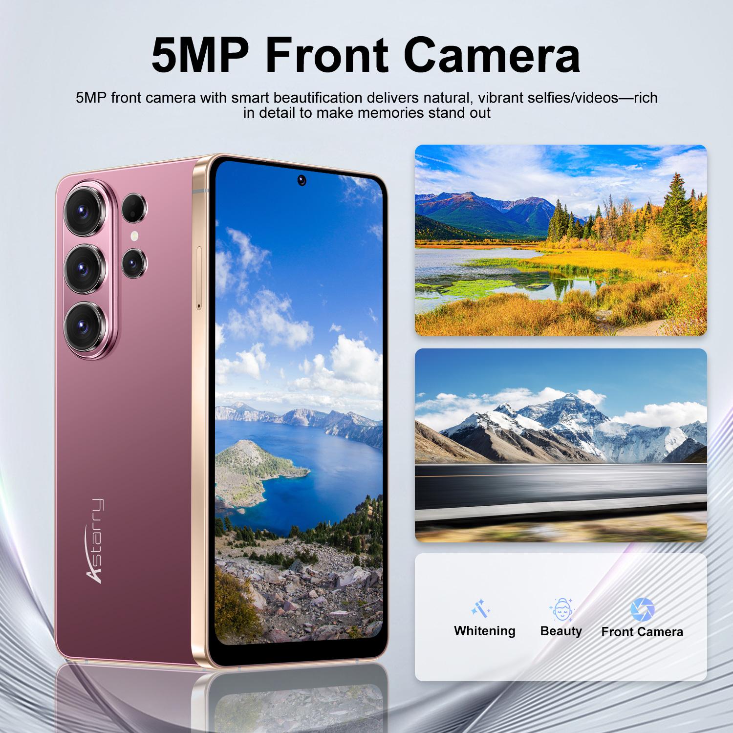 Astarry-S26 Ultra smart phone, 6.75-inch touch screen, dual-card dual standby 4-core model, 3GB RAM 32GB storage, Android 12 4G network touch screen phone Touchscreen Phone Smartphone