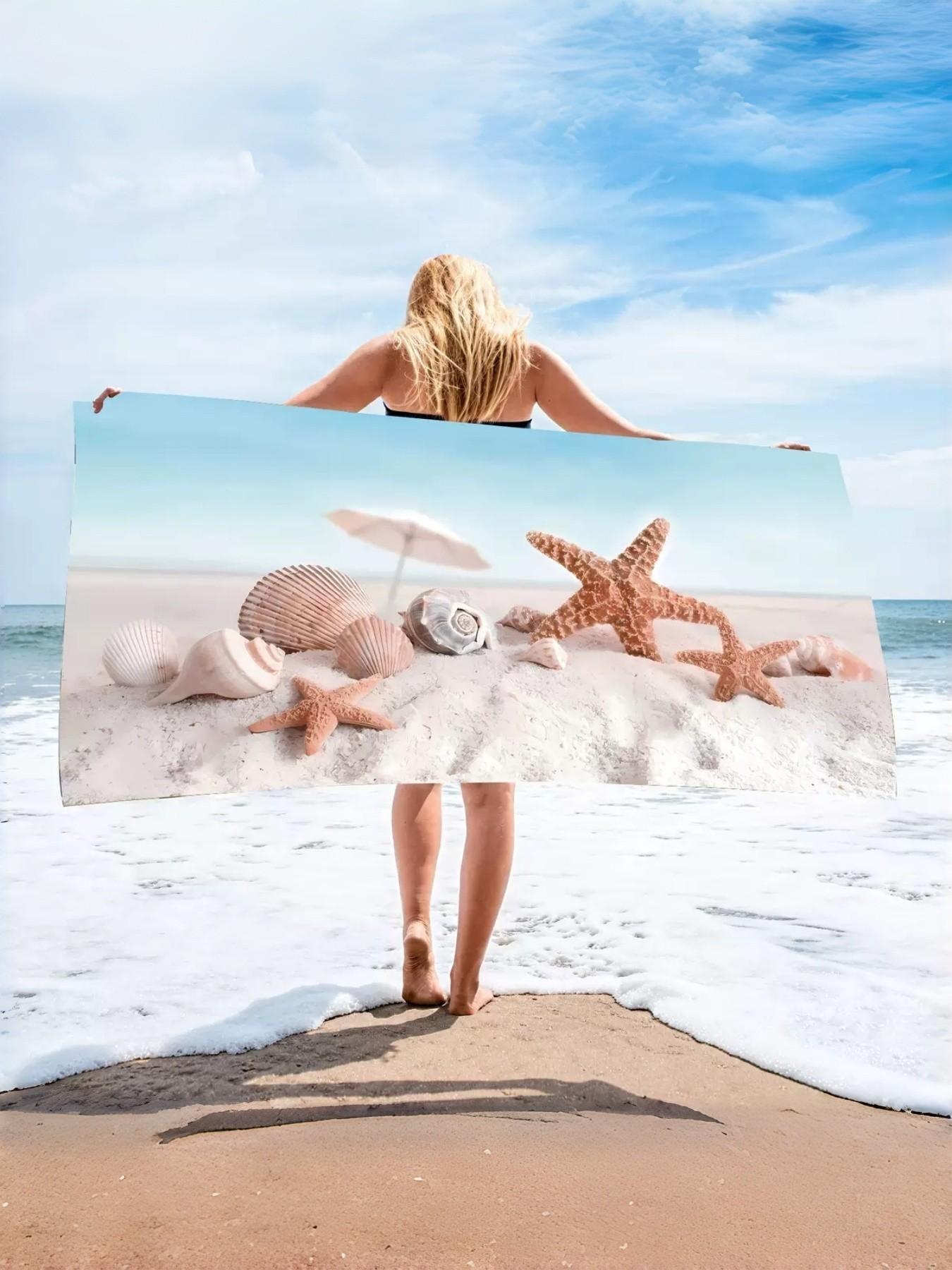 Bohemian Beach Towel Set, Outdoor Sun Protection Multi-Purpose Shawl, Ideal for Travel & Daily Use, Durable Lightweight Design, Absorbent Breathable Towel