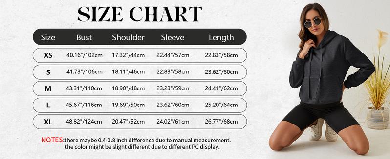 Yimoon Women's Winter Warm Hoodie Sherpa Fleece Lined Pullover Hoodie Hooded Sweatshirt Heavyweight Casual Tops