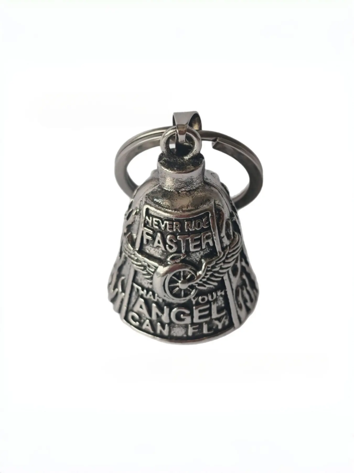 Motorcycle Guardian Angel Bell, Unisex Riding Bell, Lucky Motorcycle Bell, Pet Charm, Keychain, Multi-Use, Motorcycle Accessories, Bike Accessories
