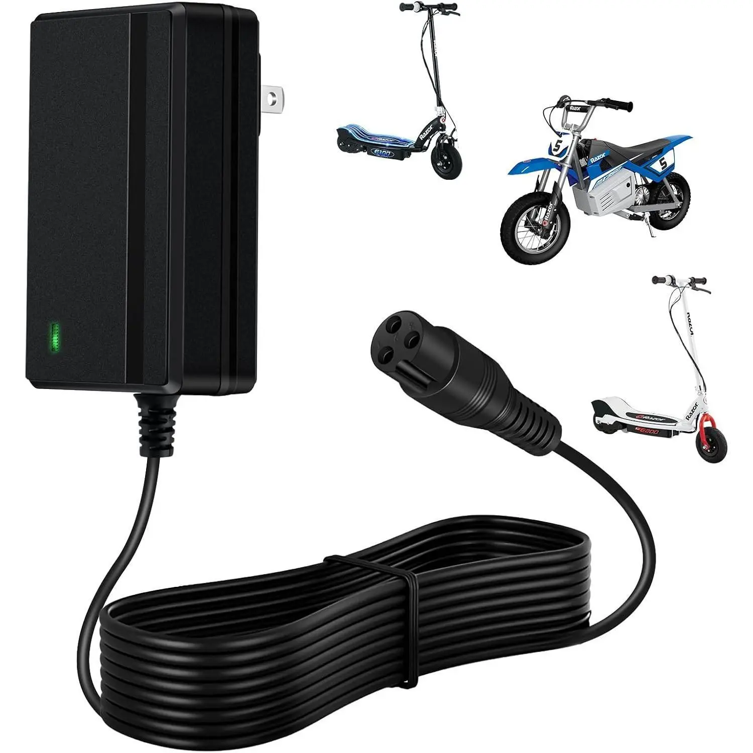 24V Charger for Electric Scooter Razor MX350 Dirt Bike 24V Charger for Electric Scooter Razor MX350 Dirt Bike