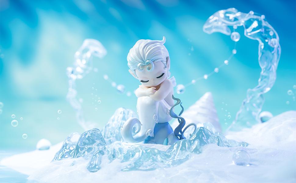 52TOYS Sleep Sea Elves Series Collectible Toy Kawaii Creative Gift Room Decor Desktop Decoration Gift for Birthday Party Action Figures Figurine Candybox