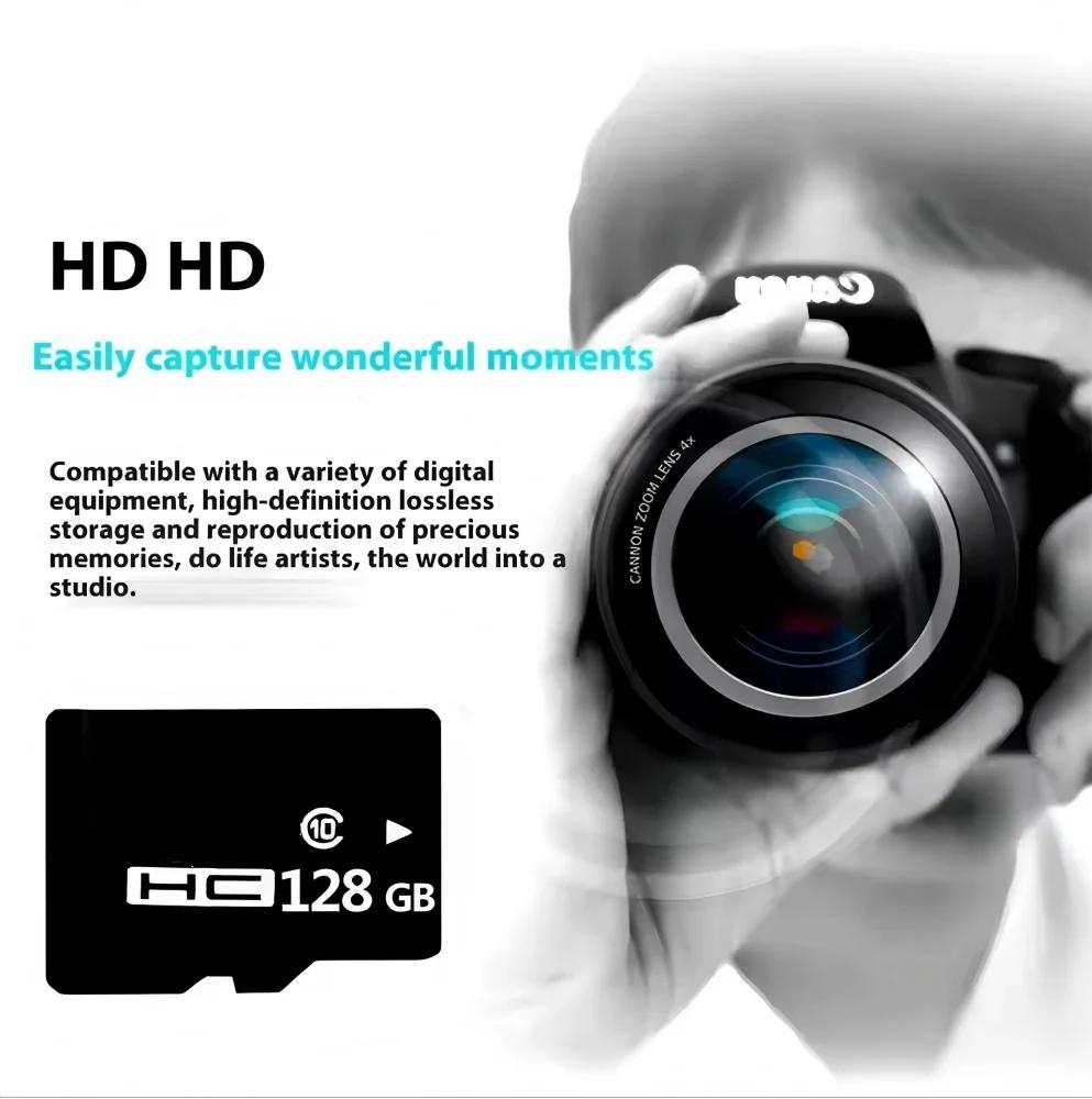 High-Speed Micro SD Card, 4GB 16GB 32GB 64GB 128GB, Uhs-1 Class10 TF Memory Card, Fast Storage Solution, Mini Flash Drive, Camera Memory Card, MicroSD Card