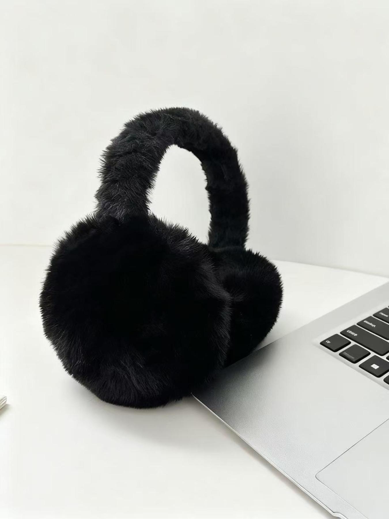 Winter Foldable Ear Warmer, Ear Protectors, Thick Soft Fleece Material, Random Color, Suitable for Commuting, Cycling, Skiing, Outdoor Activities