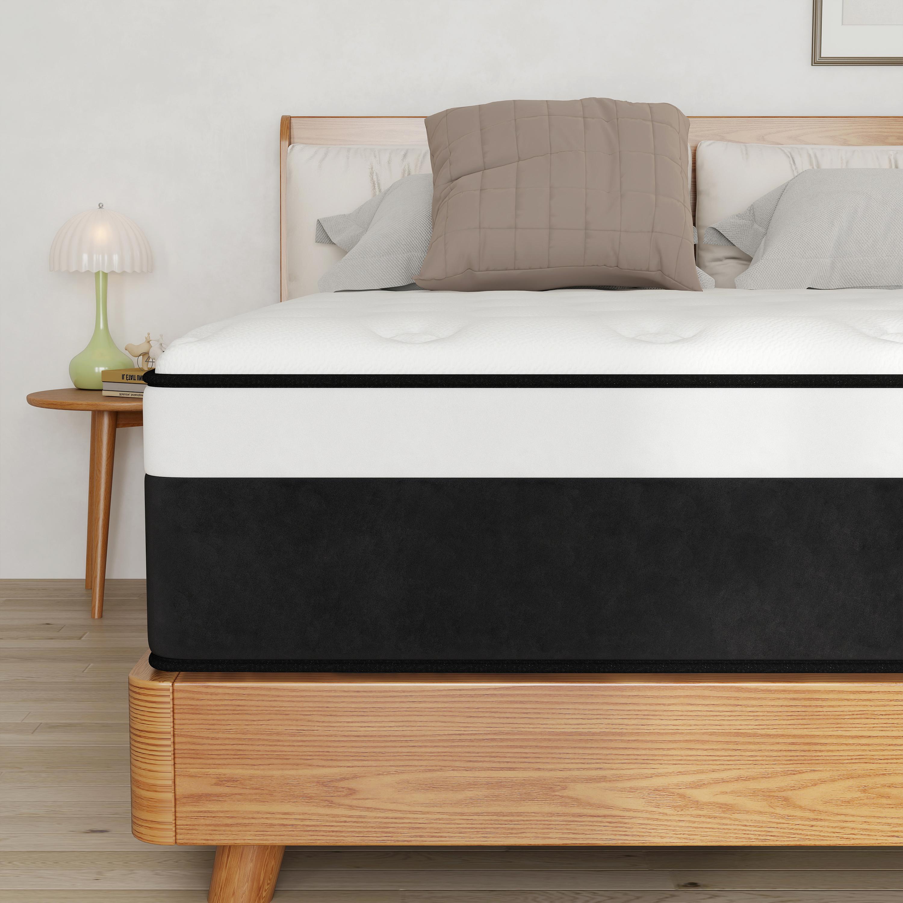 Hibrid mattress 12,14 Inch Queen Mattress King, Twin, Full Mattress, Equipped with Individually Wrapped Pocket Springs in a Box.