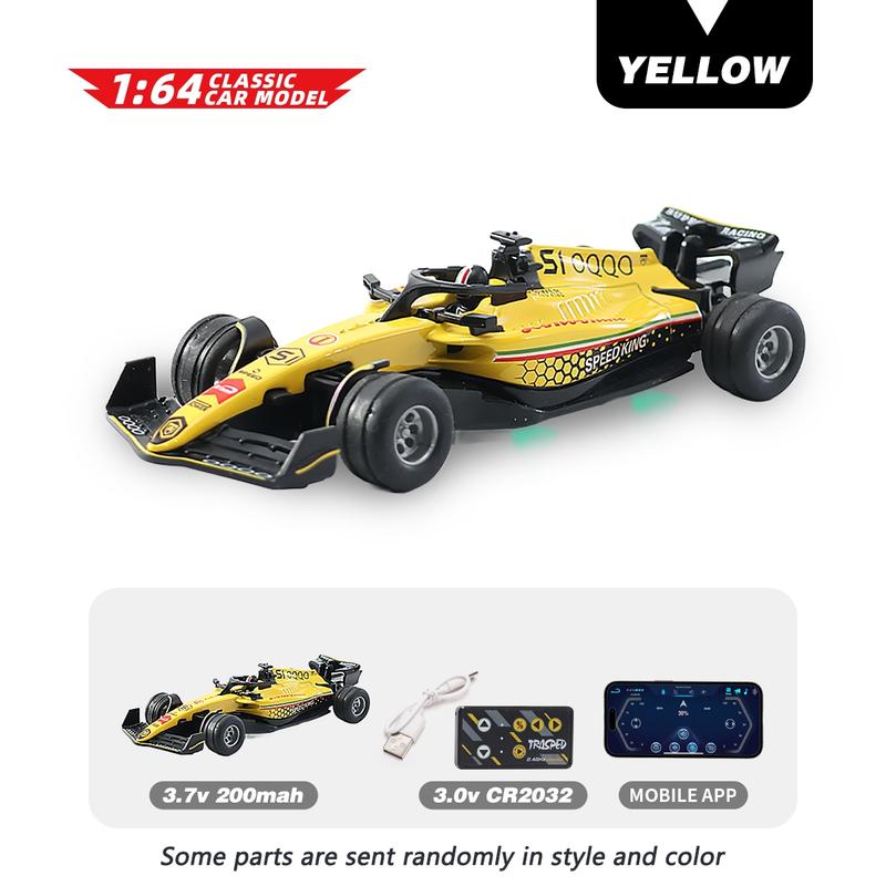 Minigear 1:64 RC Drift Car - 2.4G Type-C charging,RC Remote Control Car Multi-Speed Set,1:64 DIE-CAST Collectible Desktop Ornament,Great Christmas Birthday Gift for Boy & Man,Pocket Remote Control Car