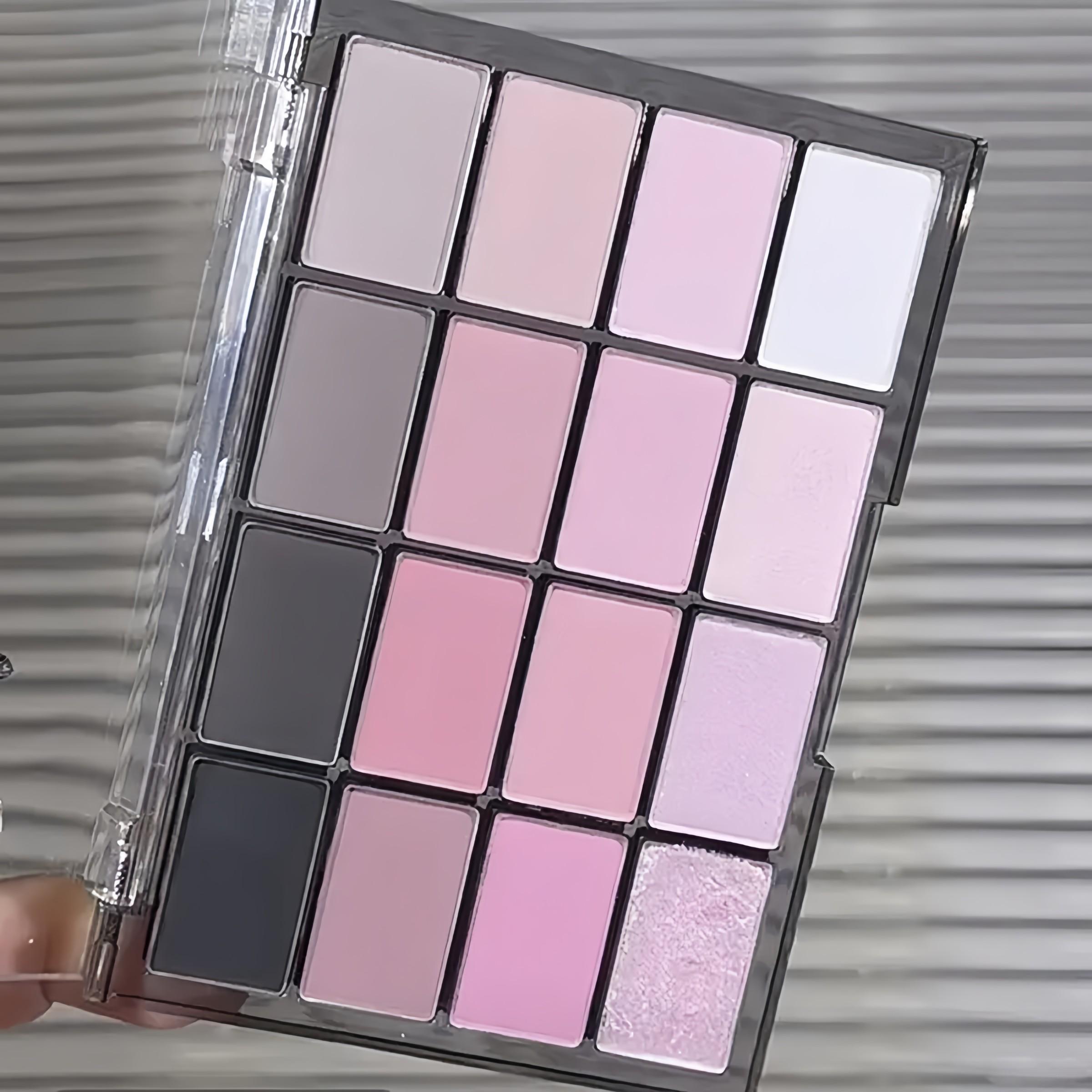 16-Color Eye Shadow Palette, Low Saturation & Nude Shades, Perfect for Party Makeup, Versatile & Elegant Design, Ideal for All Occasions