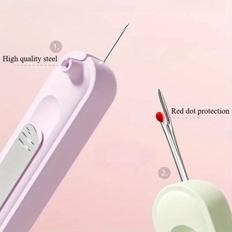 Multifunctional Sewing Needle Threader, Quick Line Removal Tool for Seniors, Portable and Easy Storage, Comfortable Grip, Compact Design