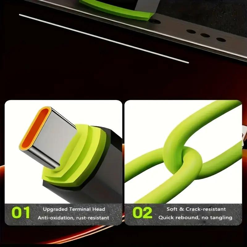 240W Fast Charging Cable, Mobile Data Cable, Smart Quick Charge, High-Power Fast Charging, Super Fast Charge, Compatible with Apple Type-C Charging Smartphone Cellphone