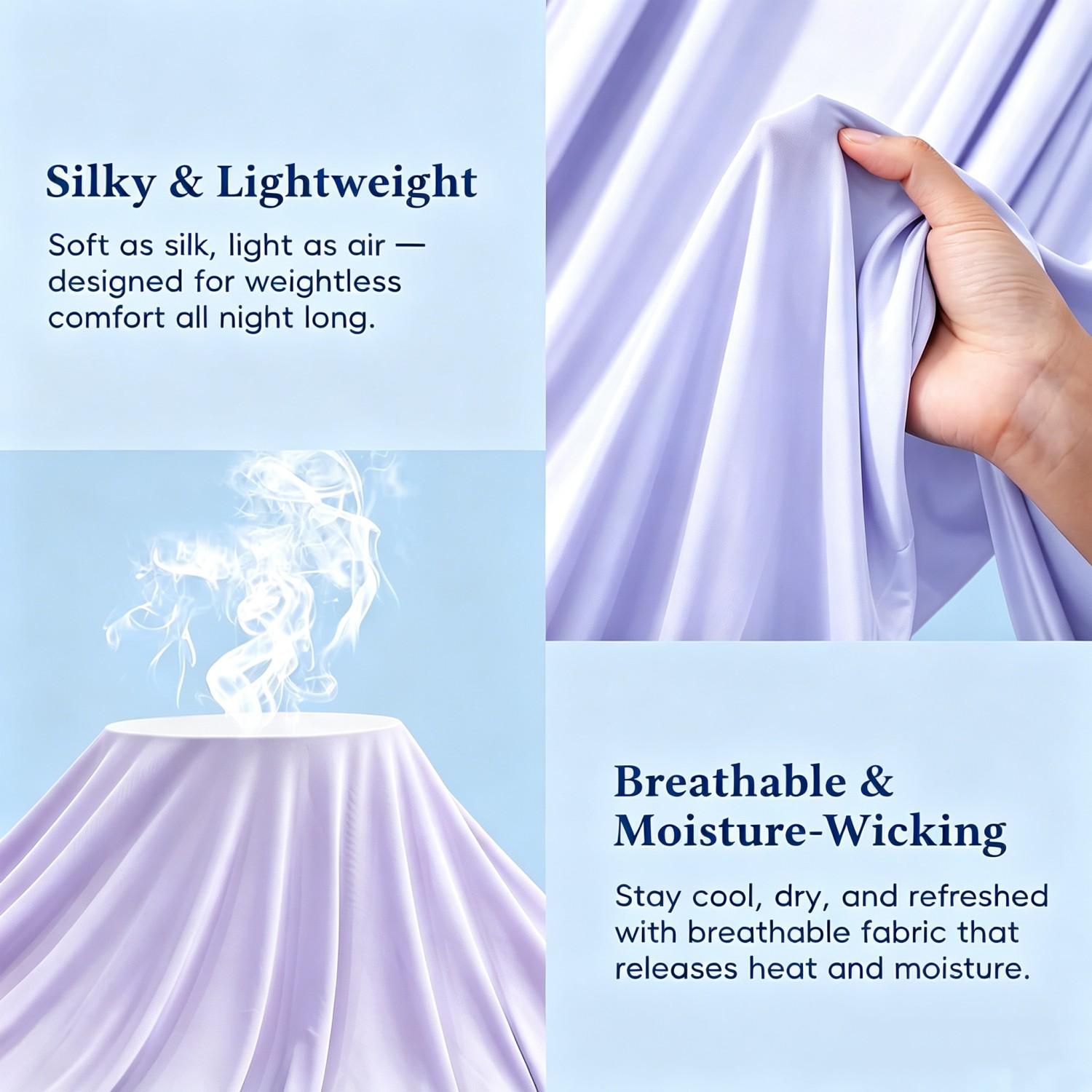 Cooling Blanket for Night Sweats, Lightweight Single Layer Bed Cover, Ideal for Hot Sleepers, Solid Contemporary Style
