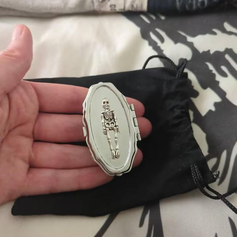 Gothic Skeleton Pill Organizer, Stylish Storage Solution for Pills & Medications, Perfect Gift for Gothic Lovers