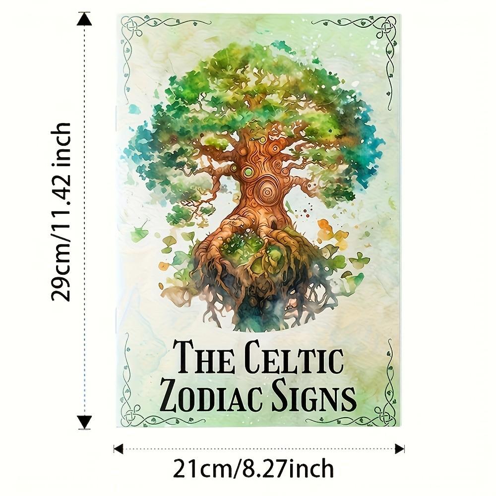 Celtic Astrology Guide Book, Celtic Tree Astrology with Beautiful Shadow Pages, Ideal for Wiccans Pagans and Spiritualists
