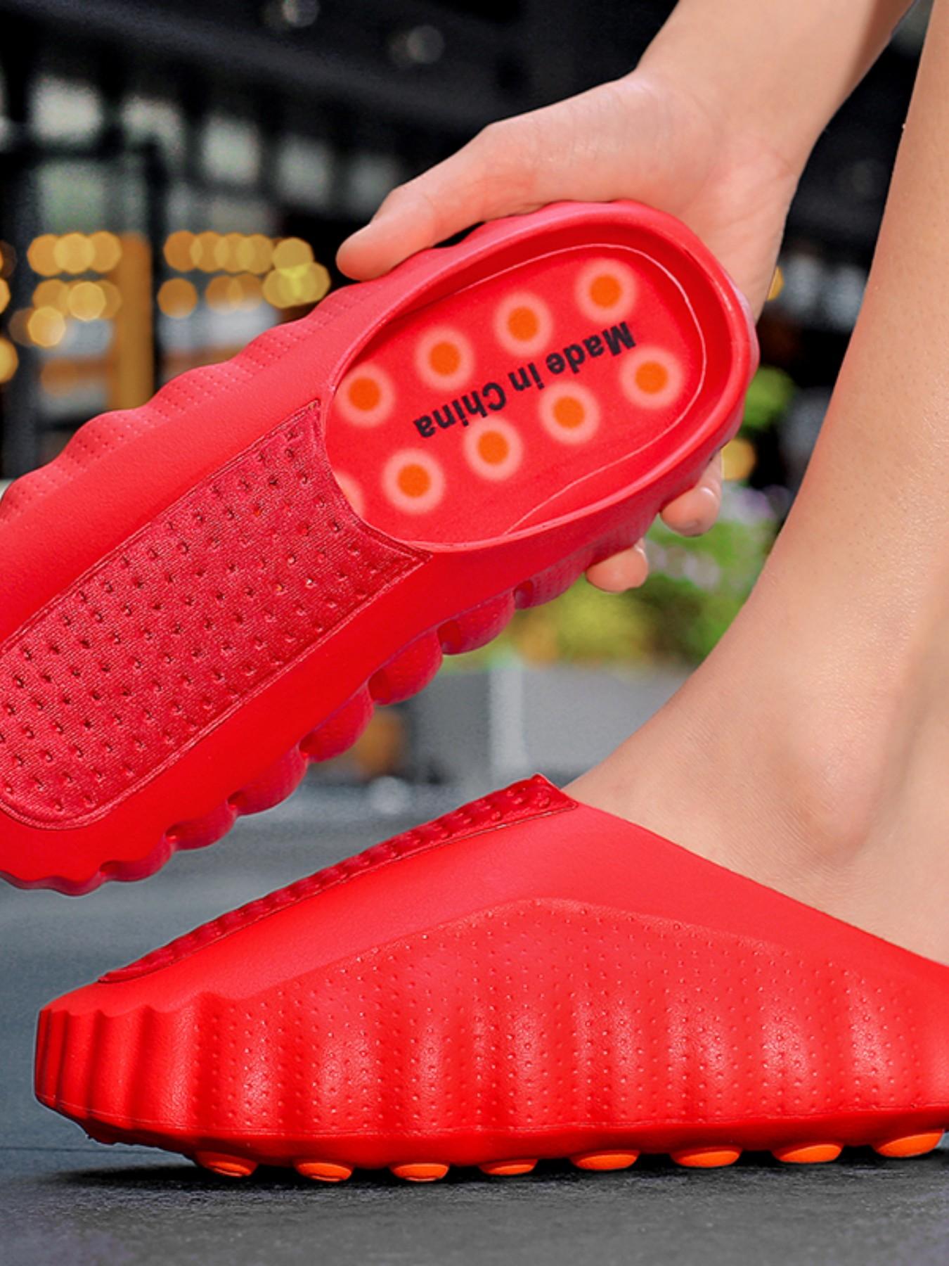 2026 Bestselling Massage Slippers, Pre-Competition Comfort Fit, Soft Toe Recovery Slippers, Waterproof Smoke, Wearable Outdoor