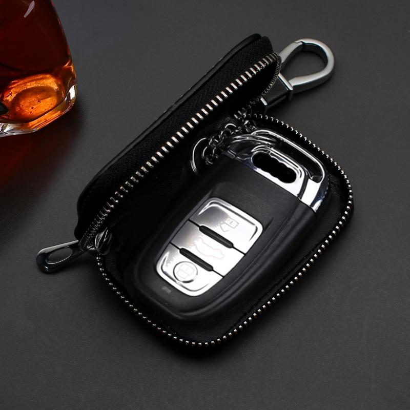 Leather Key Case Multifunctional Car Key Holder Key Fob Protector Compatible with Lexus Models, Universal Auto Accessories for Lexus F Sport Es300 Rx300