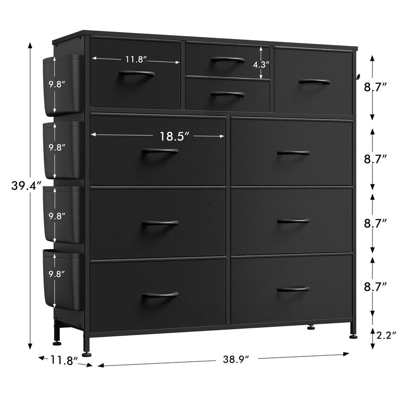 Aowos 10 Drawer Dresser, Storage Unit Organizer Chest for Clothes, Fabric Dresser, Hallway, Living Room, Closet, & Dorm Furniture Aowos 10 Drawer Dresser, Storage Unit Organizer Chest for Clothes, Fabric Dresser, Hallway, Living Room, Closet, & Dorm Furniture