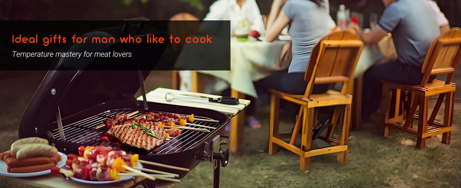 INKIRD meat thermometer, 1 WiFi barbecue thermometer, Bluetooth instant reading, temperature alarm, suitable for cooking, baking, kitchen utensils Kitchenware INKIRD meat thermometer, 1 WiFi barbecue thermometer, Bluetooth instant reading, temperature alarm, suitable for cooking, baking, kitchen utensils Kitchenware