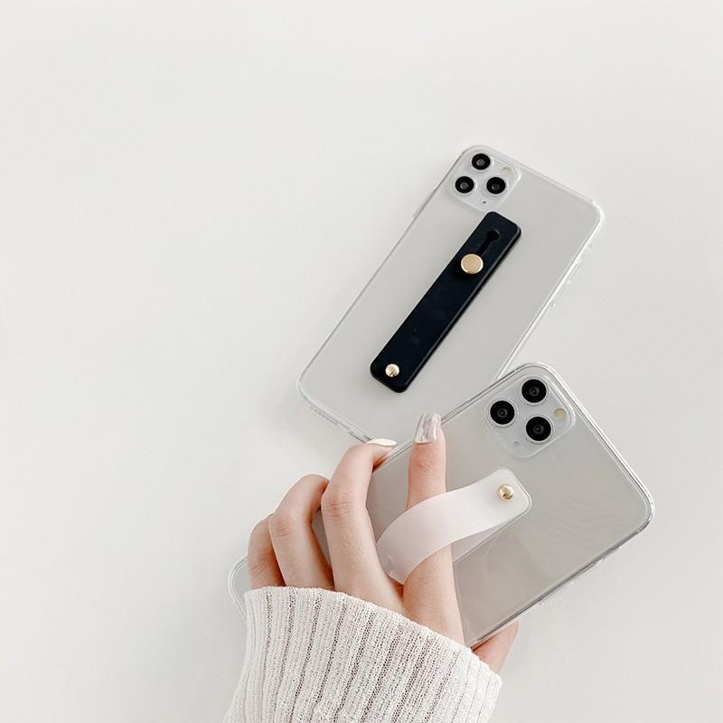 2 Pcs Phone Grip Holder, Telescopic Finger Strap Stand, Universal Finger Kickstand for Most Smartphones, Cell Phone Accessory