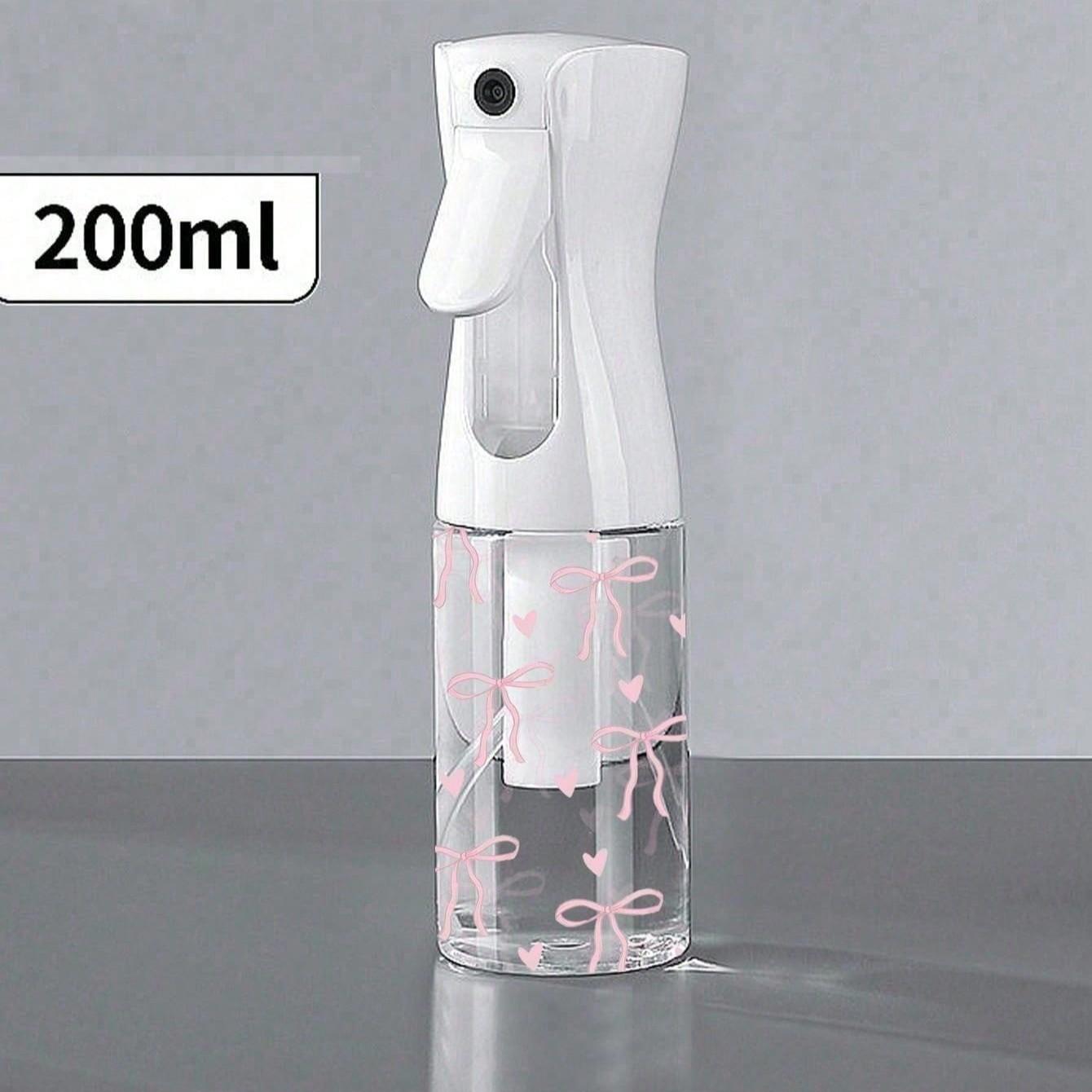 Bow Tie Pattern Clear PET Refillable Travel Spray Bottle, Multi-purpose ...