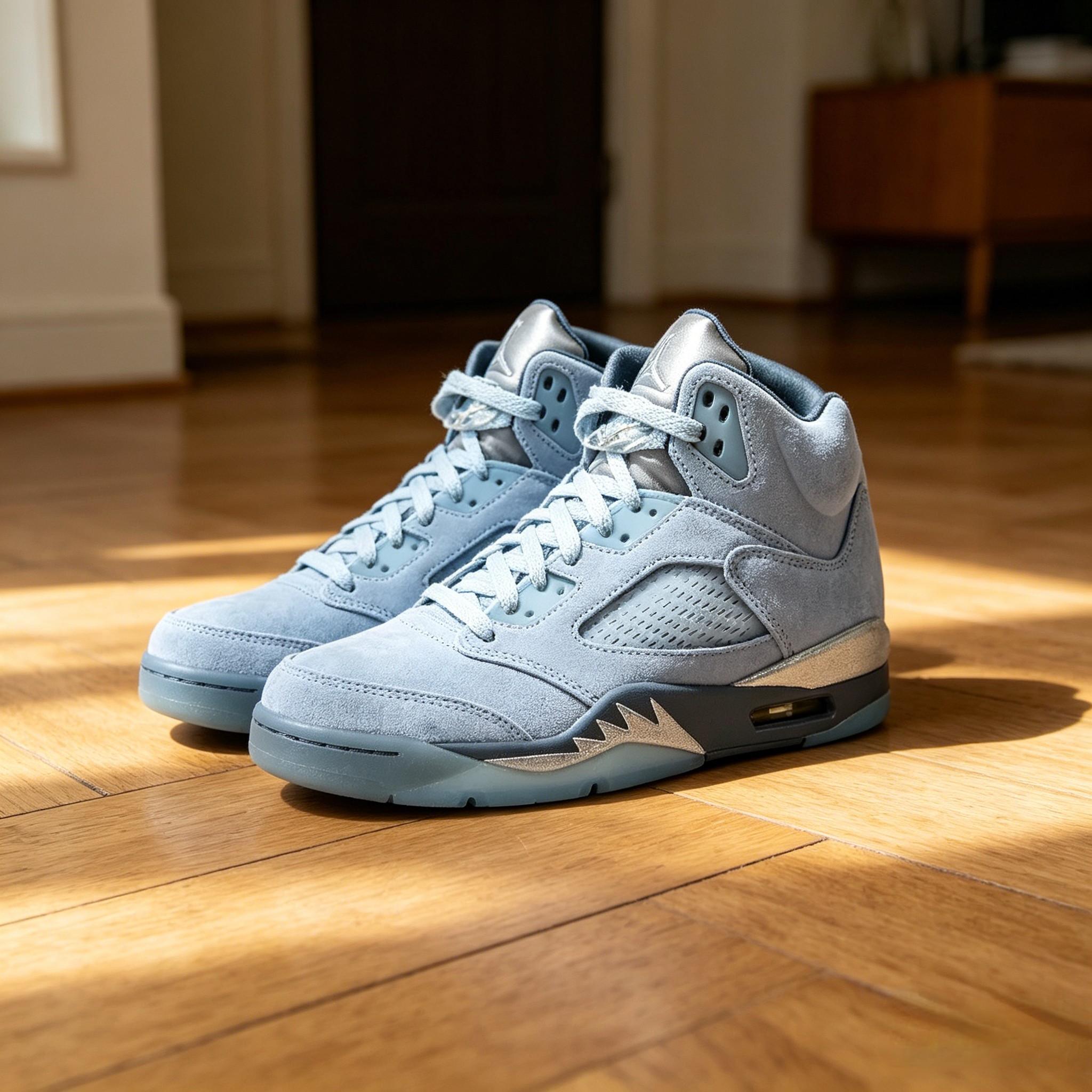 Ice Blue Retro High Top Basketball Shoes Men Women 90s Vintage Suede Upper Shark Tooth Design Air Cushion Streetwear Sneakers 2025 Absolutely! Enhances air circulation, prevents sweaty feet Excellent grip, long-lasting durability Premium Ic