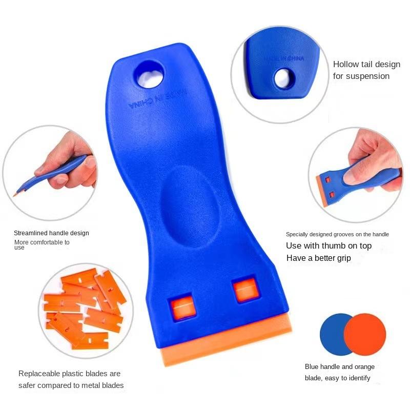 Plastic Razor Blade Scraper,2pcs Scraper Tool,100pcs Plastic Blades,for Cleaning Scraper Remover for Stickers,Decals,Adhesive,Labels,Paint from Glass,Car,Window,Caulk,No Scratches Lightweight Kit Kit Kit Plastic Razor Blade Scraper,2pcs Scraper Tool,100pcs Plastic Blades,for Cleaning Scraper Remover for Stickers,Decals,Adhesive,Labels,Paint from Glass,Car,Window,Caulk,No Scratches Lightweight Kit Kit Kit