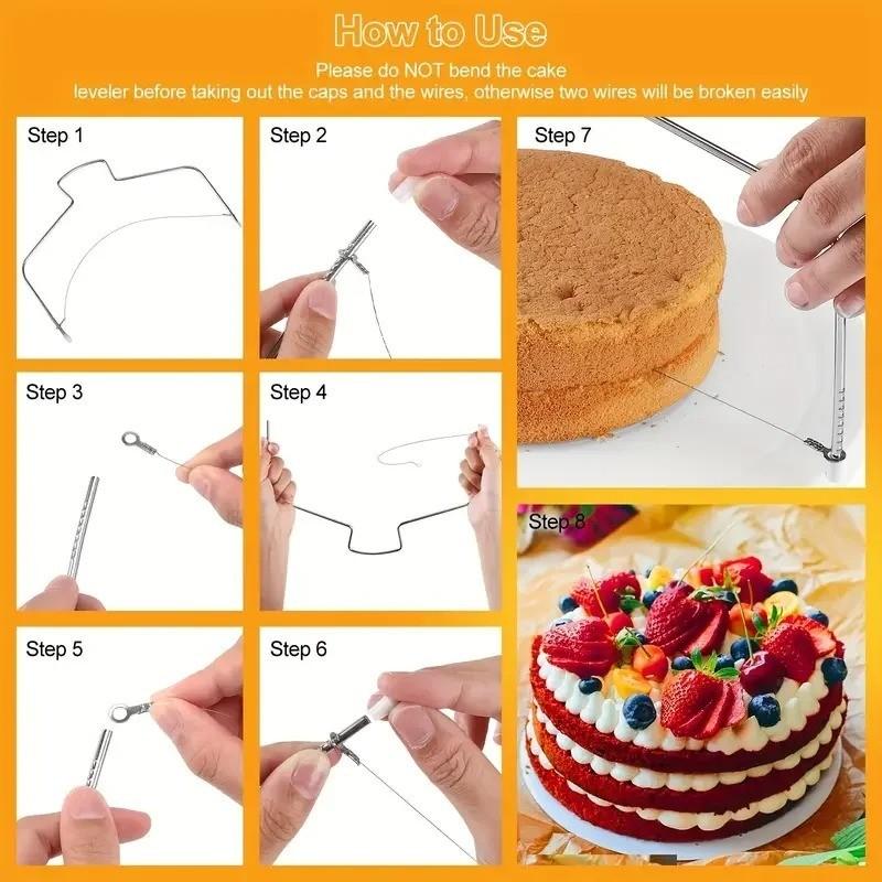 137-Piece Ultimate Cake Decorating Kit with Turntable, Stainless Steel Piping Tips, Cupcake & Baking Tools for Creative Desserts