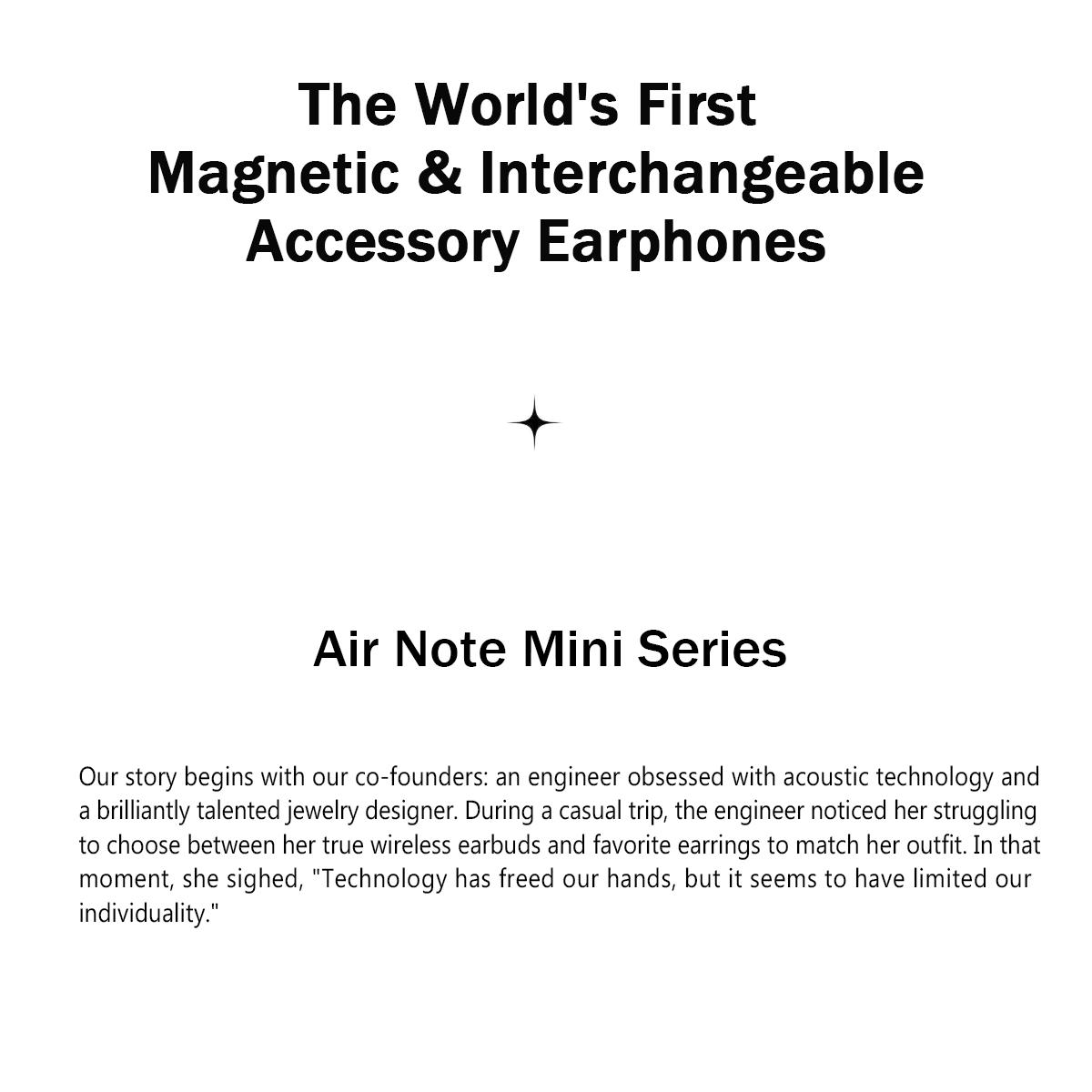 ERDU Air Note Wireless Earbuds with Interchangeable Ear Clips