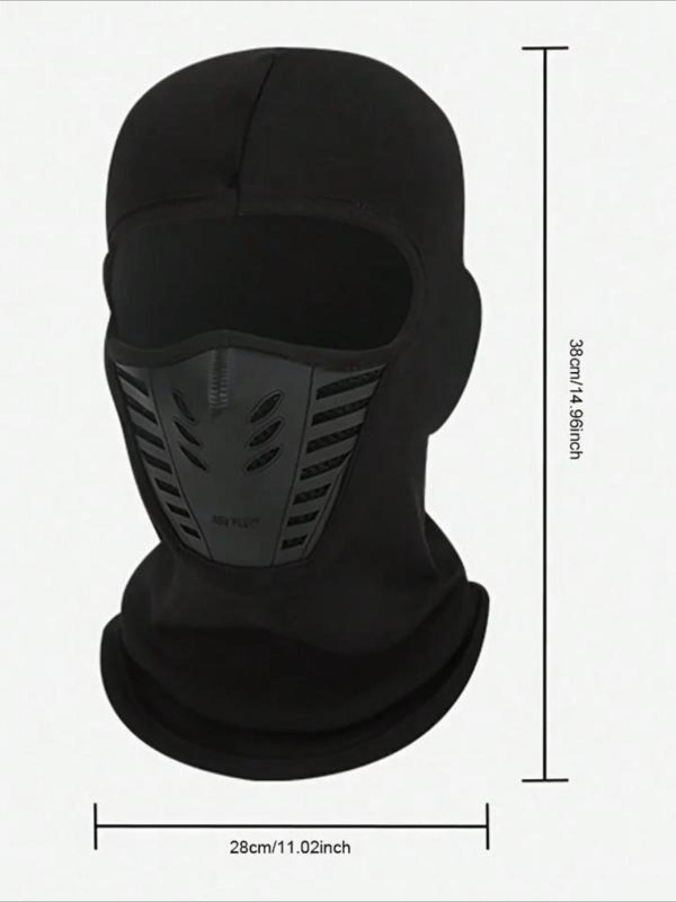 Winter Fleece Windproof Face Mask, Full Coverage Design with Breathable Holes, Head Neck Protection for Skiing Motorcycle Outdoor Sports