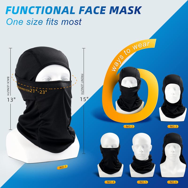Ski Mask for Men Balaclava Face Mask Women Summer Shiesty Mask Full Head Masks for Motorcycle Helmet Football UV Protection Fishing Hiking