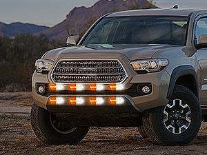 Nilight 8PCS Led Strobe lights 12LED Amber White Light 12V 24V Surface Mount Flashing Warning Hazard Beacon Lights Ultra Slim Sync Feature Mini Grille for Cars Trucks Off Road Vehicles SUV