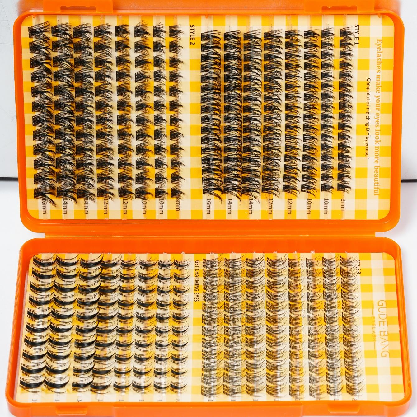 Natural Drifting Eyelash Clusters, Anime Eyelashes, Pointed Lash Extensions, C Curl Individual Lash Extensions, Mixed Individual Lashes, DIY Home Makeup, Diy False Eyelashes