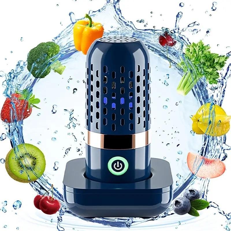 Wireless Vegetable Fruit Cleaner, Rechargeable Automatic Vegetable Fruit Washing Machine, Household Kitchen Appliances for Home Use Cleaning