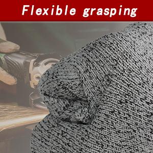 Gray Glass Fiber Work Gloves for Kitchen Cutting & Food Handling - Comfortable Elastic Cuffs, Breathable, Washable, S/M/L Sizes Gray Glass Fiber Work Gloves for Kitchen Cutting & Food Handling - Comfortable Elastic Cuffs, Breathable, Washable, S/M/L Sizes