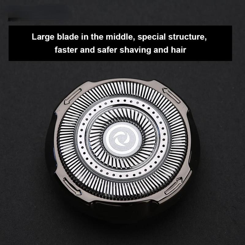 7-blade Electric Shaver Head, Replaceable Electric Shaver Head, Universal 6 In 1 Beard Shaver Head Beard Trimmer Head, Men's Beard Shaver Replacement Accessories