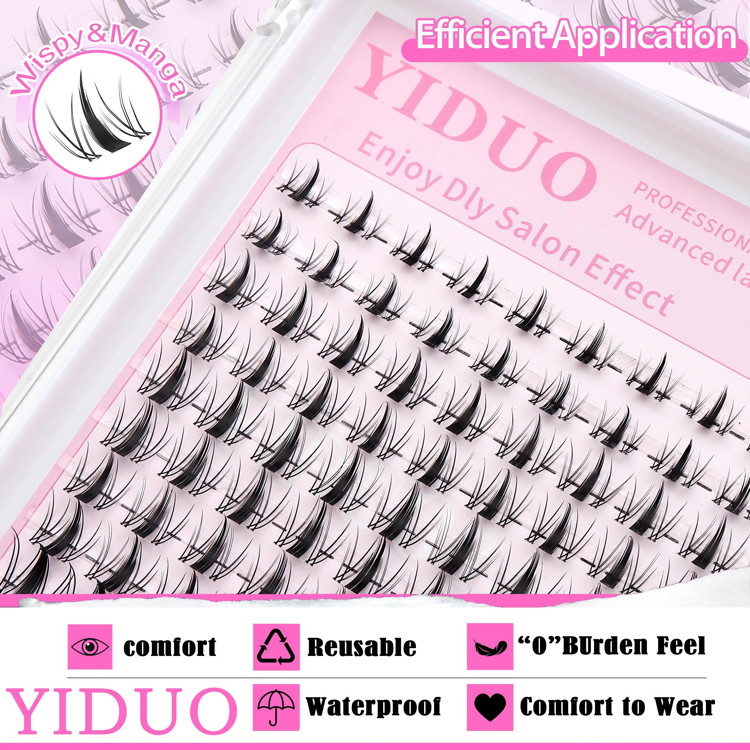 5 Styles Lash Clusters Kit with Eyelash Tools: Bond and Seal | Lash Remover | Eyelash Brush | Lash Tweezers Manga+Manga&Bottom+Wispy+Fairy Lashes Extensions 5-16mm Natural Wispy Individual DIY Eyelash Kit Salon at Home | Long-Lasting Glam Effect Easy DIY