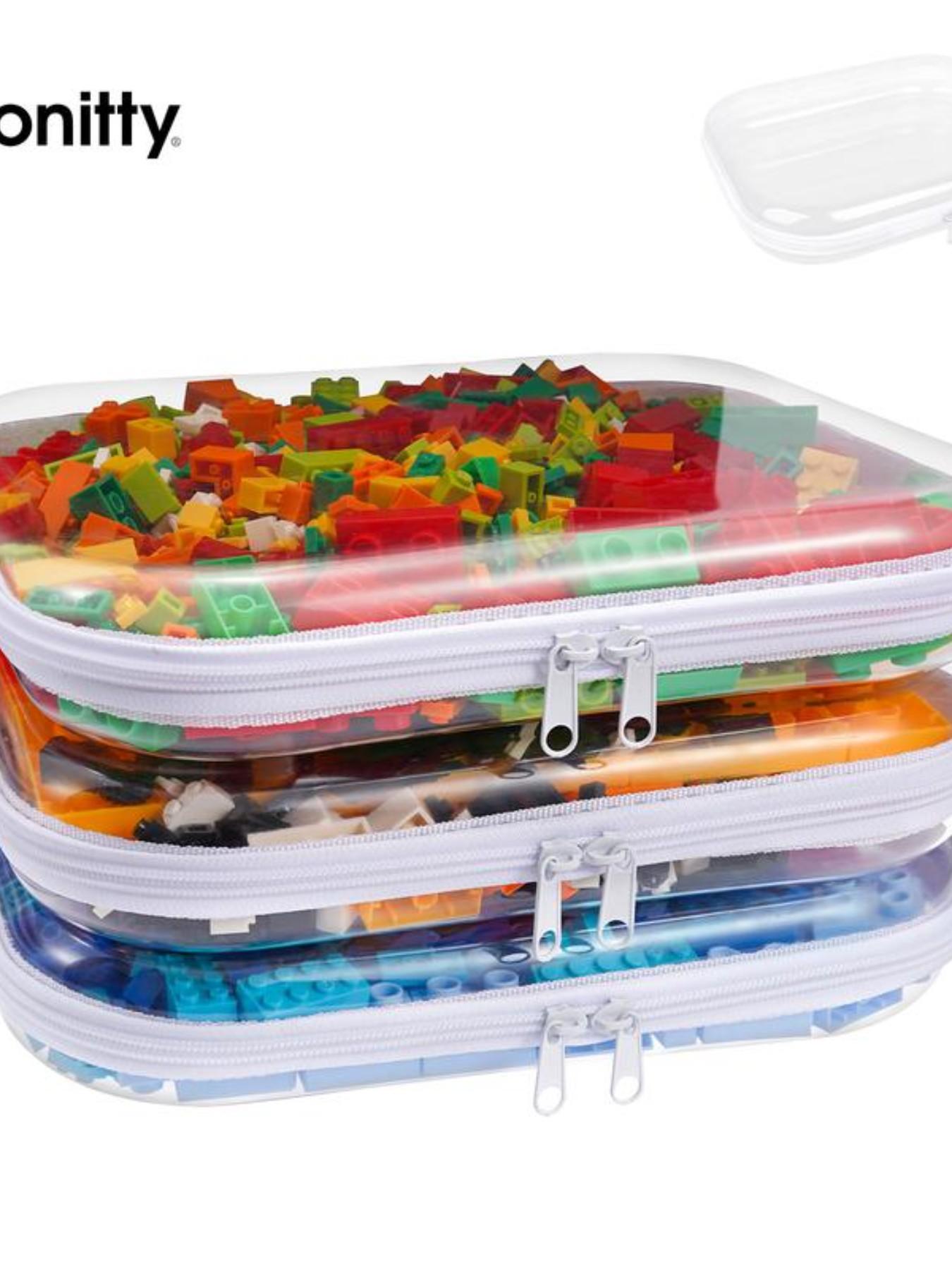 Advanced Transparent Hard Shell Zipper Case Set, 4-Piece PVC Storage Box, Portable Travel Organizer for Tools and Small Items