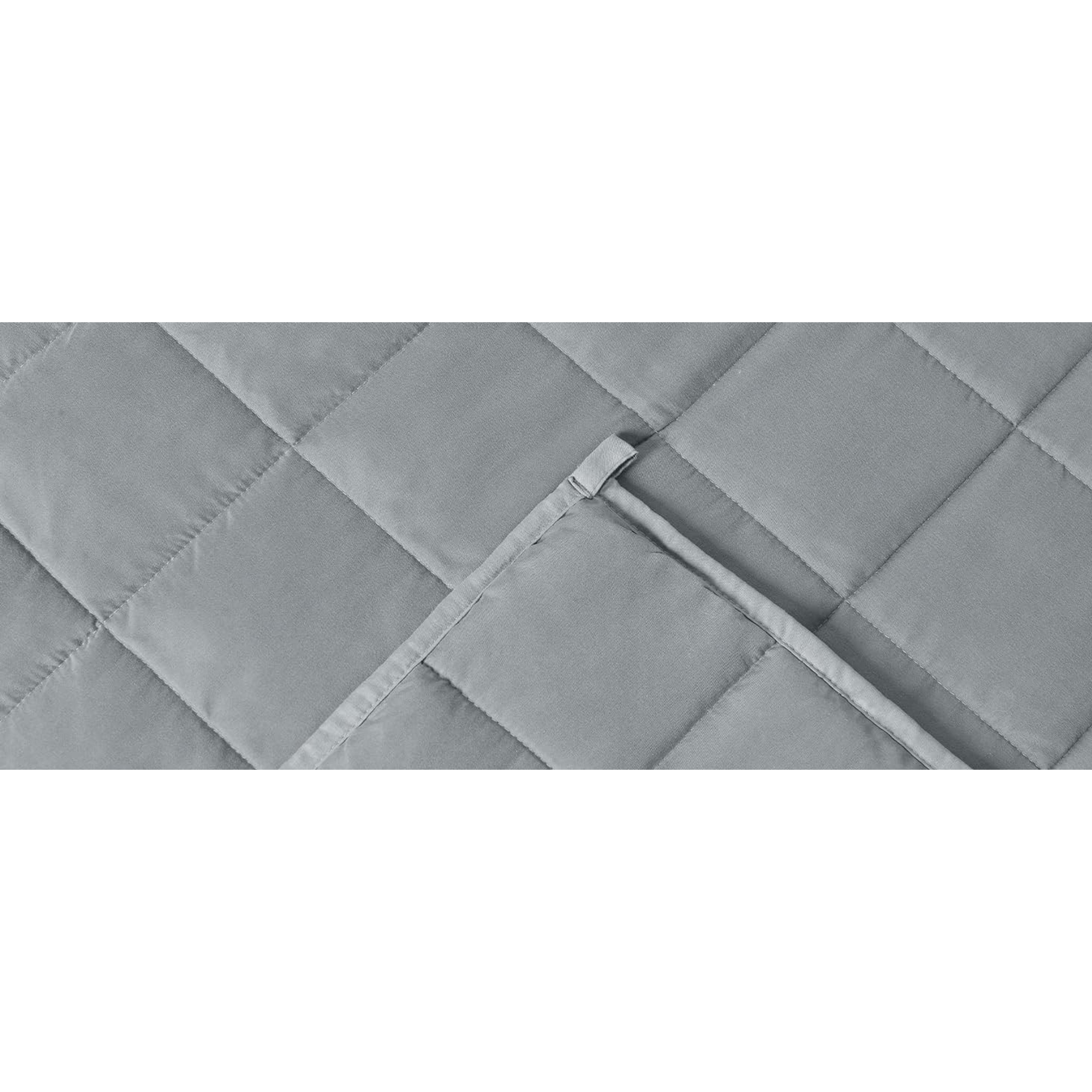 Weighted Blanket for Adults 12lbs, Soft Cooling Breathable Weighted Throw for Sleeping, Machine Washable Heavy Blanket with Glass Beads for Summer, Sofa Bed, 48"x72" Twin Size, Grey