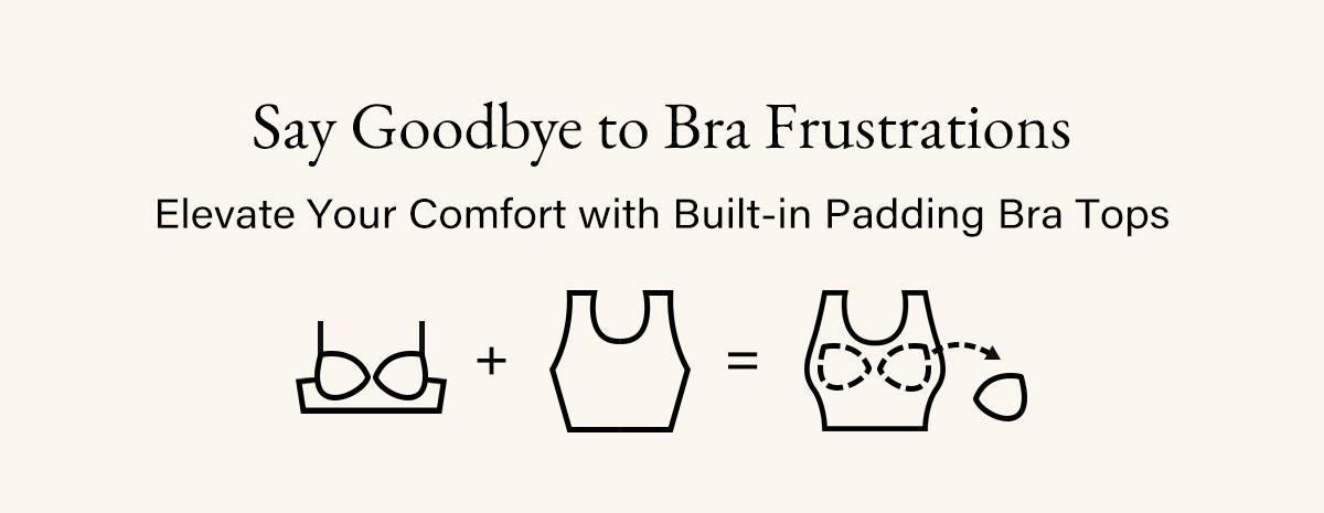 OGL Plantive Boatneck Open-Back Brami Tank Top with Built-In Padding & Bra for Women's Sleeveless White Bandeau Spaghetti Strap Top  T shirts for women Womenswear