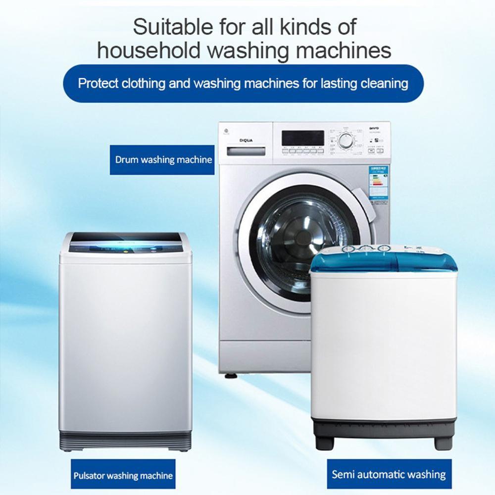 12pcs Washing Machine Cleaner Descaler, Cleaners Tablets, Washer Maintenance Tablets, Deep Cleaning Tablets Household for He Front Loader Top Load Washer, Septic Safe Eco-Friendly Deodorizer, Soap Scum Remover, Household Cleaning Products