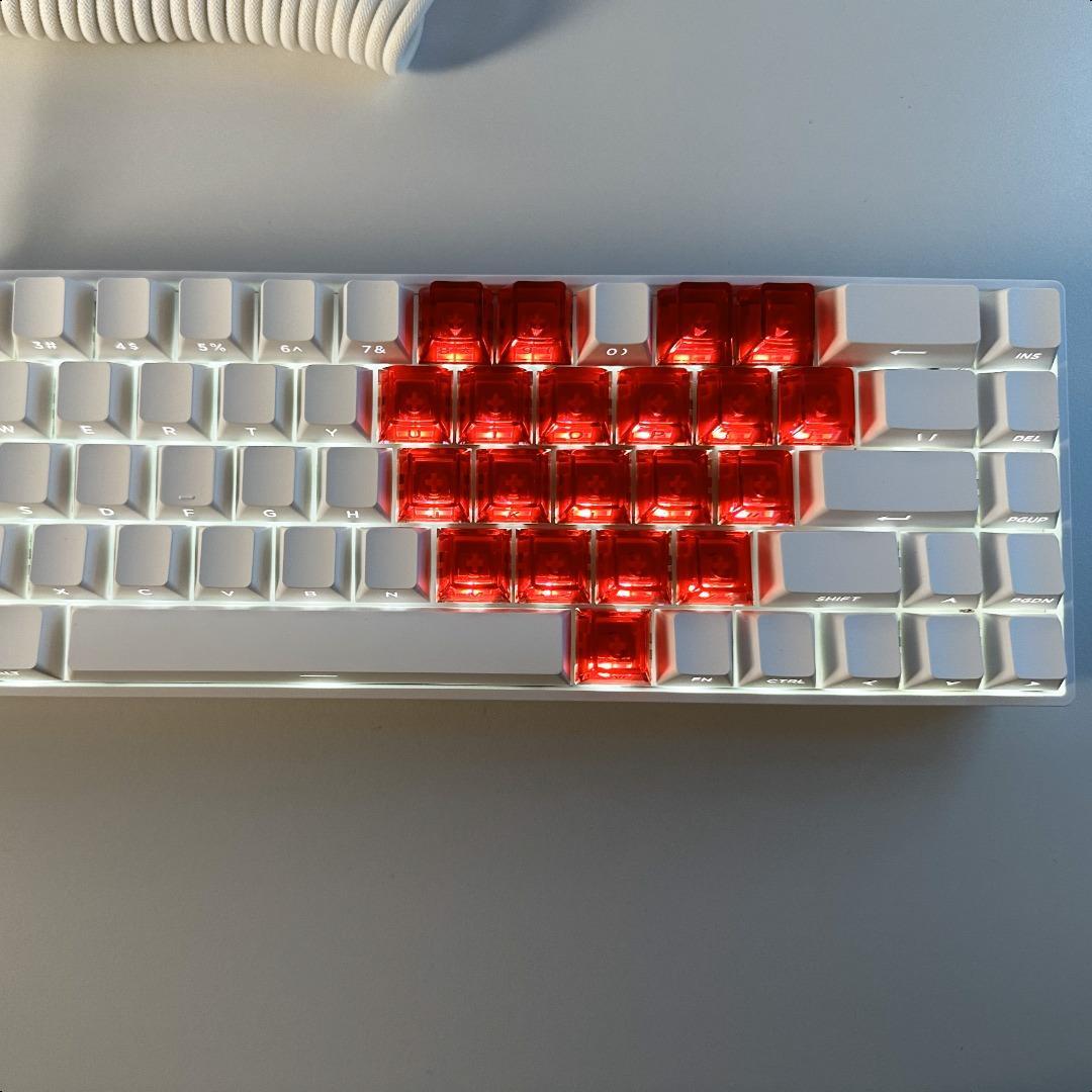 ちこたむ　K-BOOKS  ジークレー　⑧ FURYCUBE x ZIFRIEND TK68 60% Creamy Mechanical Gaming Keyboard