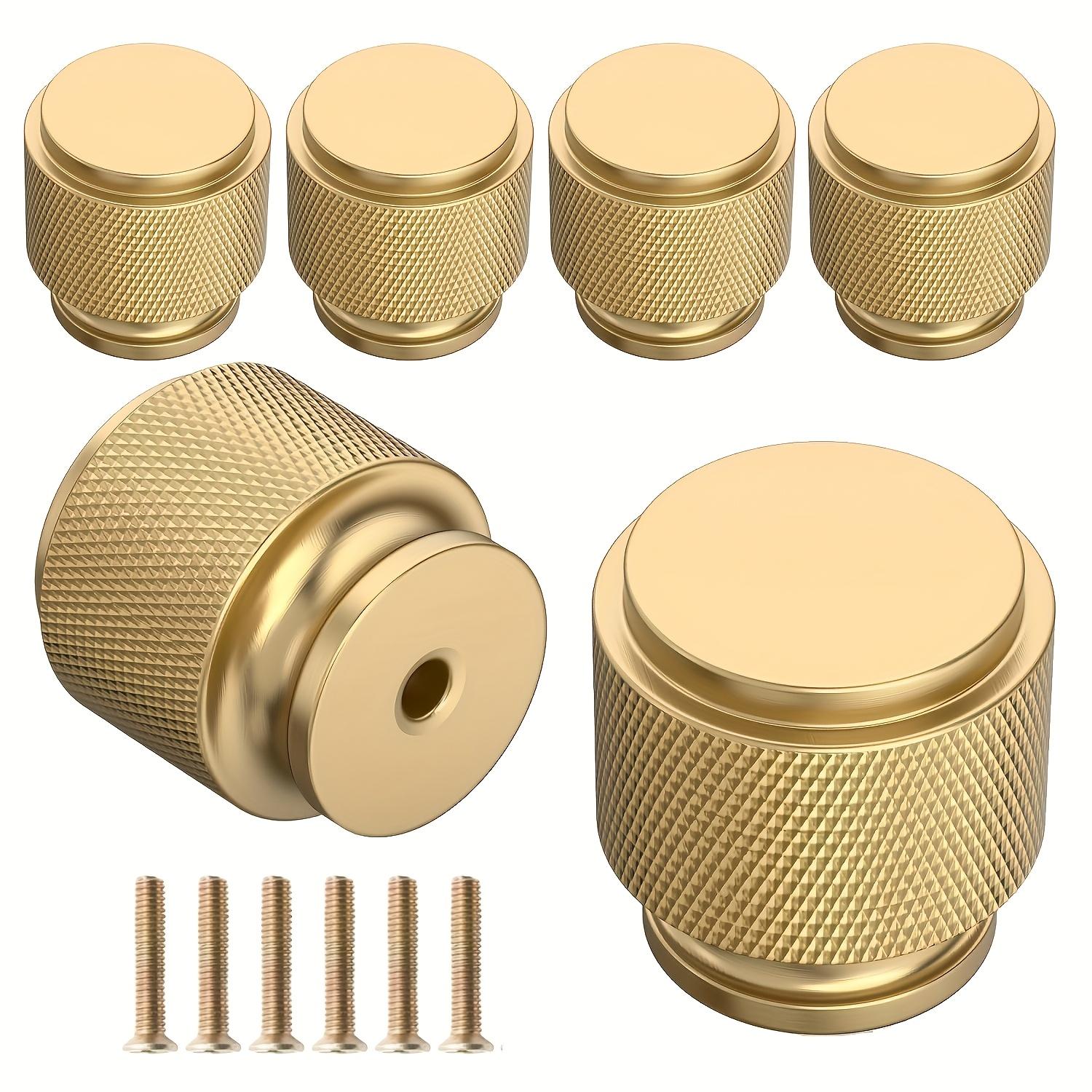 Textured Cabinet Knob Set, Modern Round Drawer Pulls, Includes Installation Screws, Ideal for Kitchen Cabinets, Bathroom Vanities, Closets