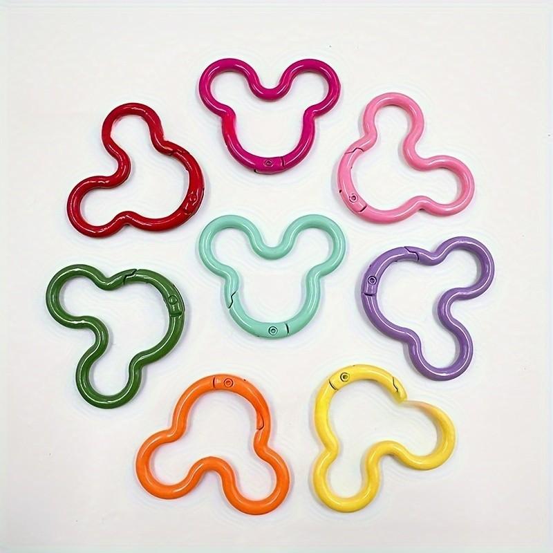 5 Random Color Cartoon Character Keychains, Cute Cartoon Avatars, Versatile Hanging Decorations, DIY Craft Keychains, Holiday Ornaments