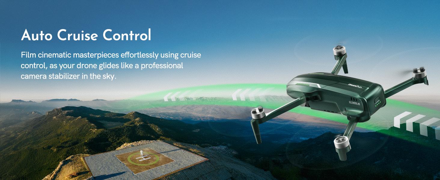 Gleesfun G11MINI 4K, Drones with Camera for Adults 4K Video 8K Photo, Camera Drone with 3-Axis Gimbal 20000ft Transmission, Cruise Control GPS with Beeper, Under 249g No FAA Required, Beginners