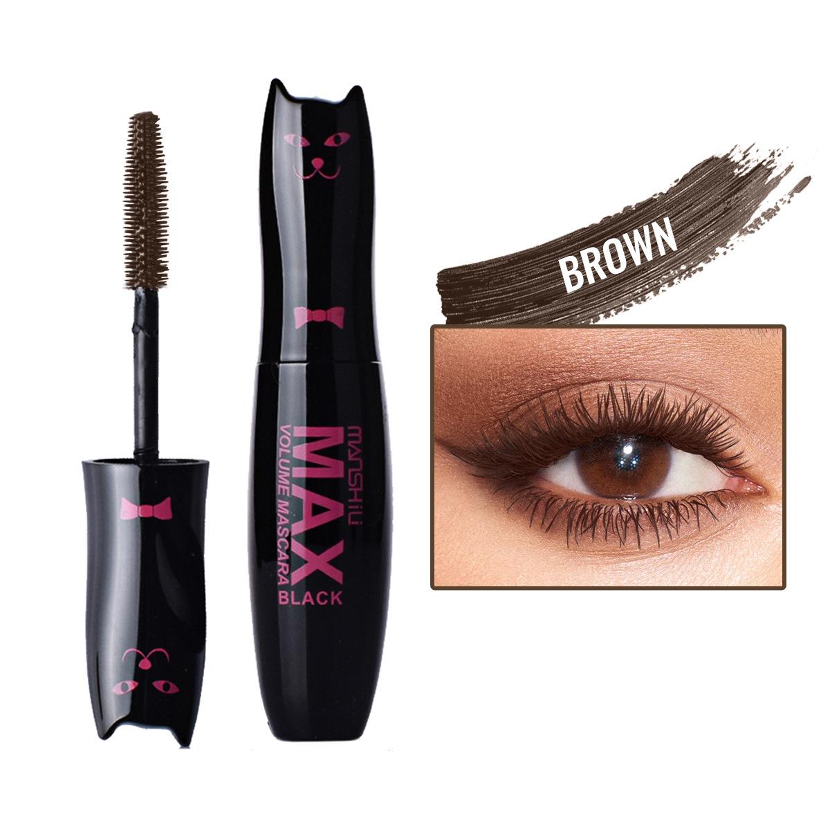 Manshili Cat Mascara Color Curled Mascara