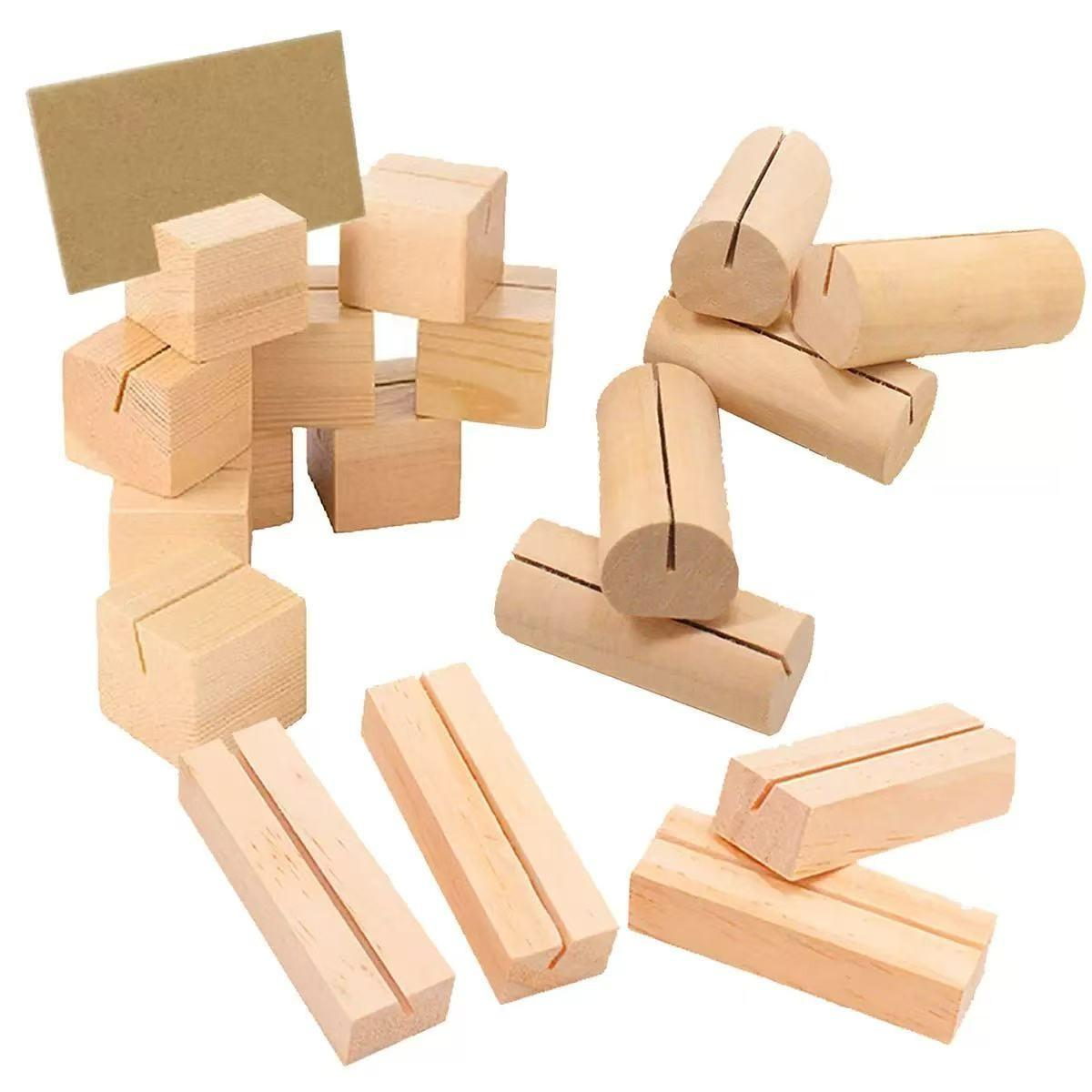 Rustic Wedding Decor Set, Cedar Wood Name Tag Holders, Table Numbers, Photo Clips, Bridal Gift, Holiday Essentials, Birthday Decoration