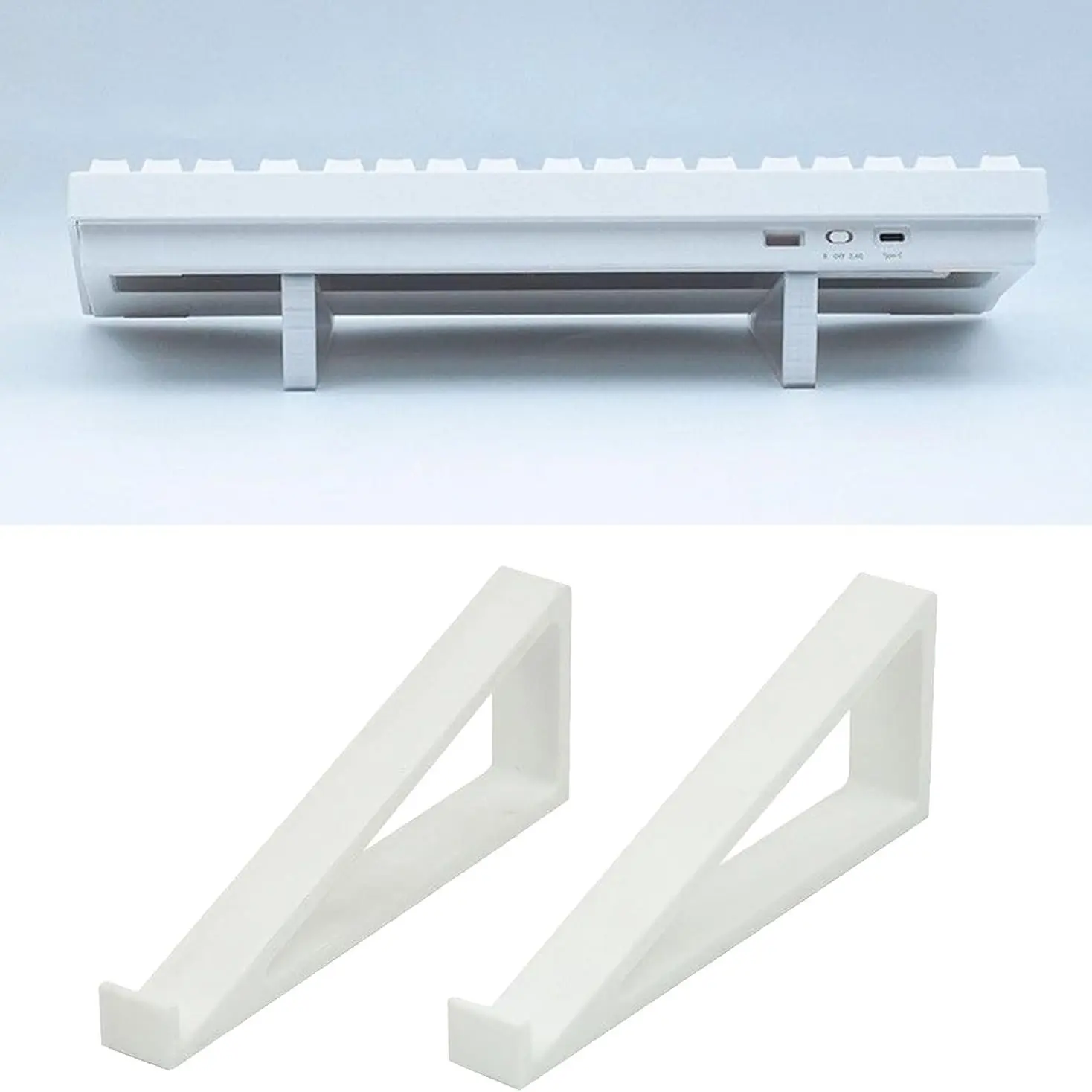 Lightweight Keyboard Stand, Computer Mechanical Keyboard Holder, Storage Rack, Ergonomic Typing Stand for Gaming and Programming, Pair