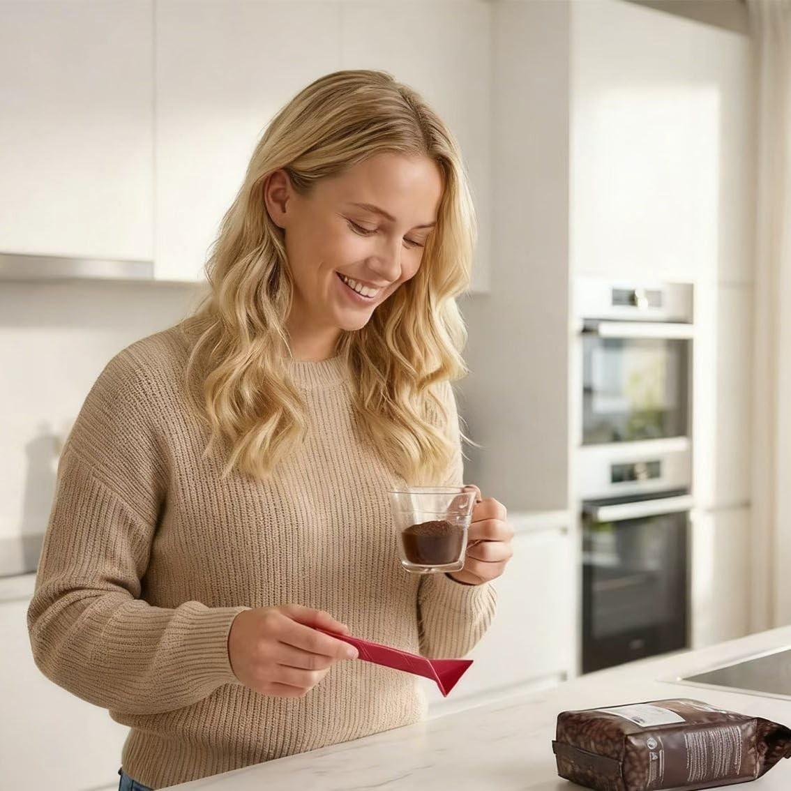 Multicolor Magnetic Measuring Spoons Set, Foldable & Versatile Cooking Tools, Ideal for BBQ, Baking, and Seasoning