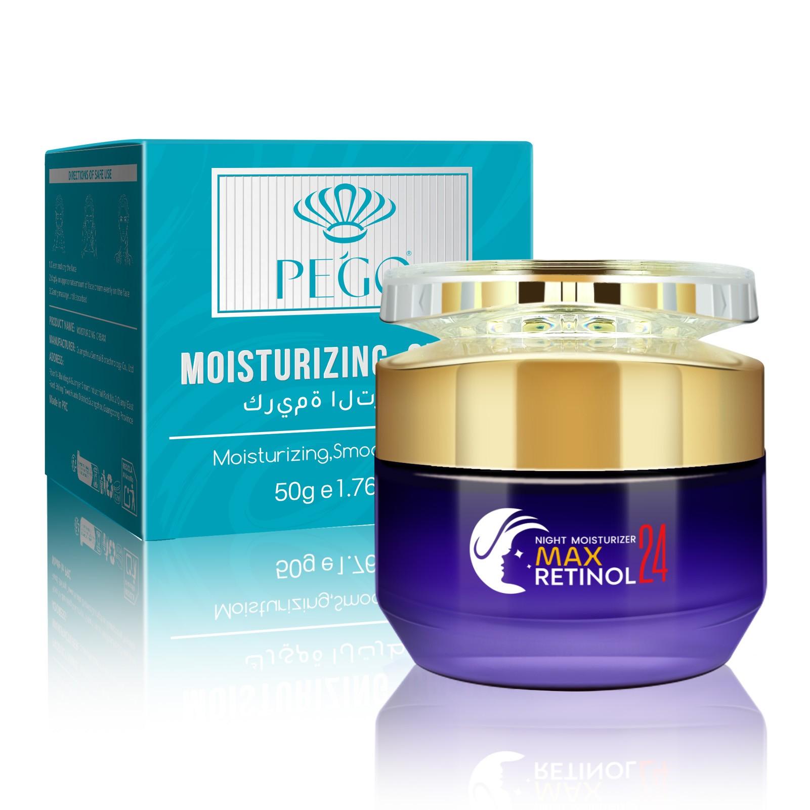 50g Retinol Night Balm, 24-Hour Moisturizer, Anti-Wrinkle, Collagen Peptide, Niacinamide, Hyaluronic Acid, Firming, Brightening, All Skin Types