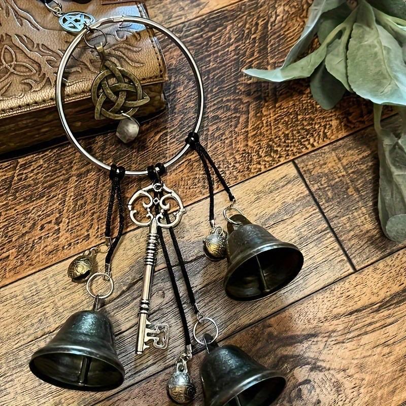 Witch Bell Door Handle Protection Wind Chime Metal Craft Outdoor Garden Decoration, Wind Chime Decorative Artisans' Work