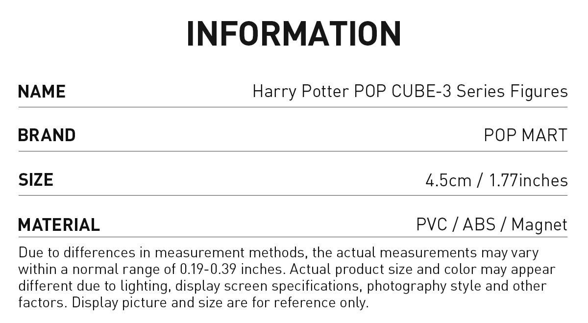 Harry Potter POP CUBE-3 Series Figures